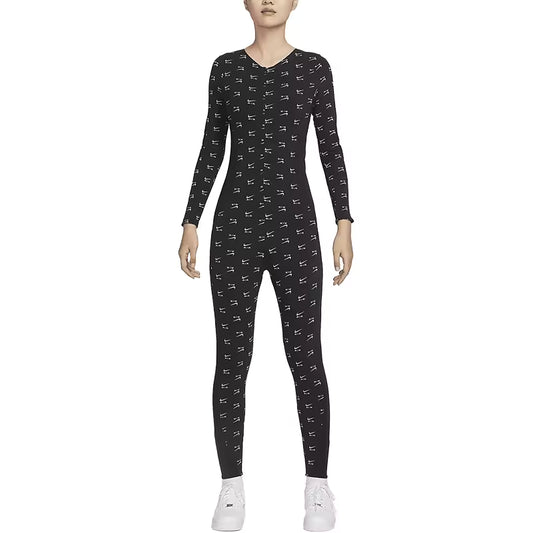 Nike Genuine Spring New Damen Knit Compression Printed Sport Bodysuit