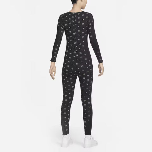 Nike Genuine Spring New Damen Knit Compression Printed Sport Bodysuit
